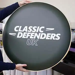 Classic Defender Wheelcover. Classic Defender Wheelcover.
