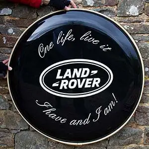 One Life - Live It - Land Rover Wheel Cover One Life - Live It - Land RoverWheel Cover.