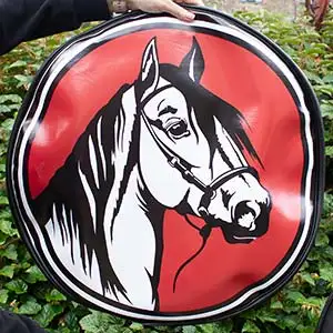 Printed tyre cover. Printed tyre cover.